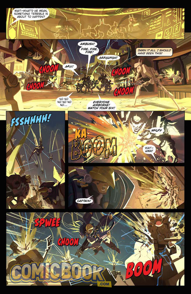 Preview du Tome 5 du comic Overwatch.